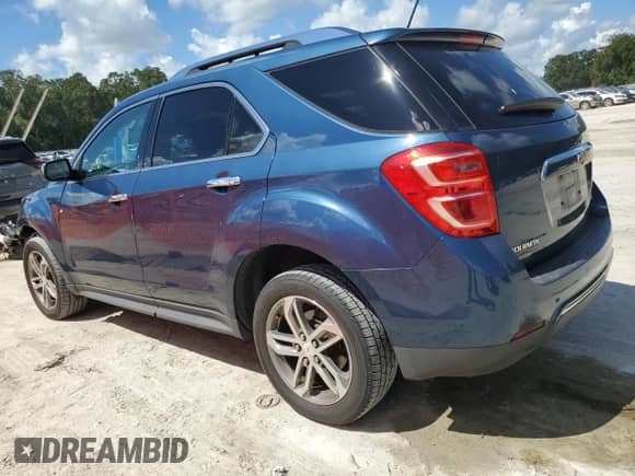 2017 Chevrolet Equinox Premier с VIN 2GNALDEK3H6175608, выставлен на аукционе Copart как лот 69293155 с пробегом 96 364 миль миль и Списание • Salvage title. История ставок и продаж доступна на DreamBid. Изображение 2.