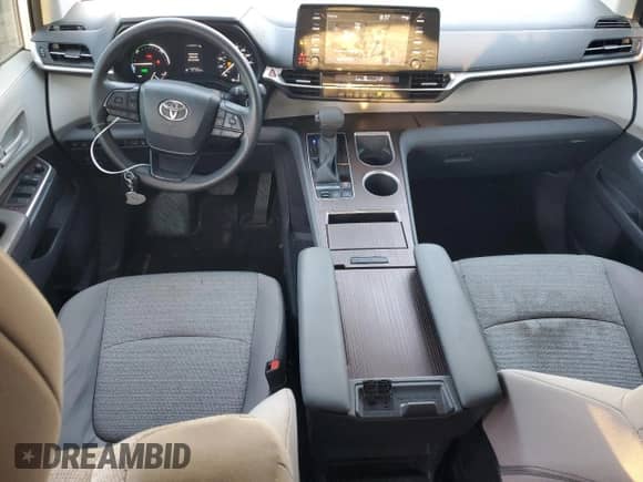 2023 Toyota Sienna LE with VIN 5TDKRKECXPS162707, listed as a Copart auction lot 86710445 with 56,578 mi miles and Salvage title. Bid and sale history available at DreamBid. Image 8.