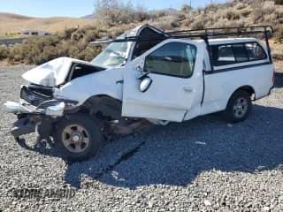 2001 Ford F-150 XL z VIN 1FTZX17251NC04314, wystawiony jako Copart lot #86109475 z przebiegiem Nie podano mil oraz Szkoda całkowita • Salvage title. Historia ofert i sprzedaży dostępna na DreamBid. Obrazek 1.