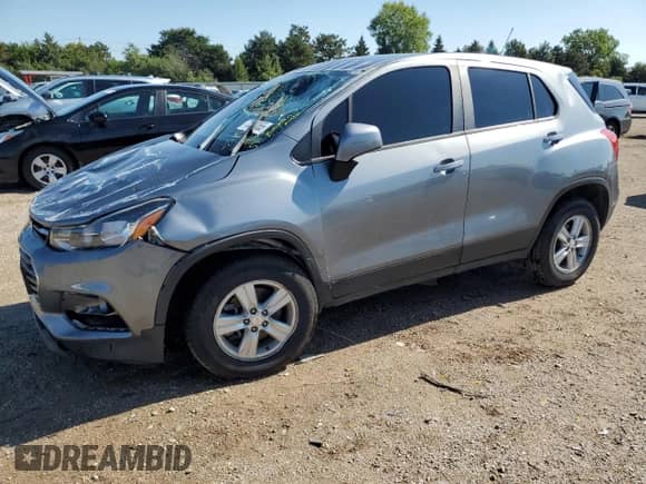 2020 Chevrolet Trax LS with VIN 3GNCJNSB6LL155821, listed as a Copart auction lot 70509365 with 48,519 mi miles and Salvage title. Bid and sale history available at DreamBid. Image 1.