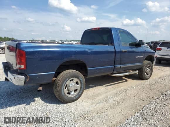 2004 Dodge 2500 SLT with VIN 3D7KU26D74G161679, listed as a Copart auction lot 54473195 with 170,017 mi miles and Salvage title. Bid and sale history available at DreamBid. Image 3.