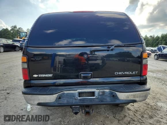 2005 Chevrolet Tahoe LS with VIN 1GNEC13T55R165545, listed as a Copart auction lot 64624195 with Not provided miles and Salvage title. Bid and sale history available at DreamBid. Image 6.