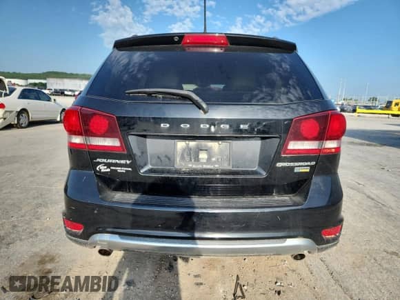 2017 Dodge Journey Crossroad Plus with VIN 3C4PDCGGXHT531051, listed as a Copart auction lot 64598565 with 158,643 mi miles and Salvage title. Bid and sale history available at DreamBid. Image 6.