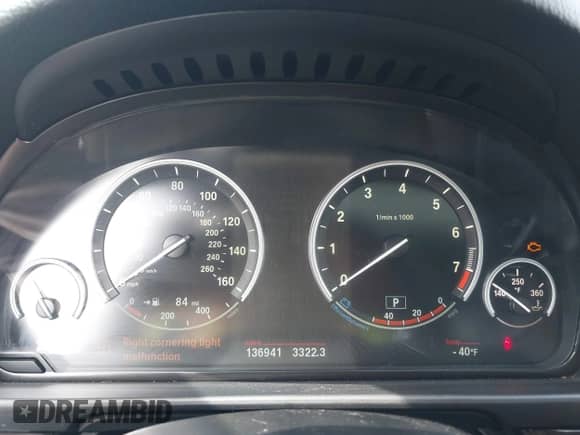 2015 BMW 5 Series 535i xDrive with VIN WBA5B3C50FD541055, listed as a IAAI auction lot 42845615 with 136,941 mi miles and . Bid and sale history available at DreamBid. Image 7.