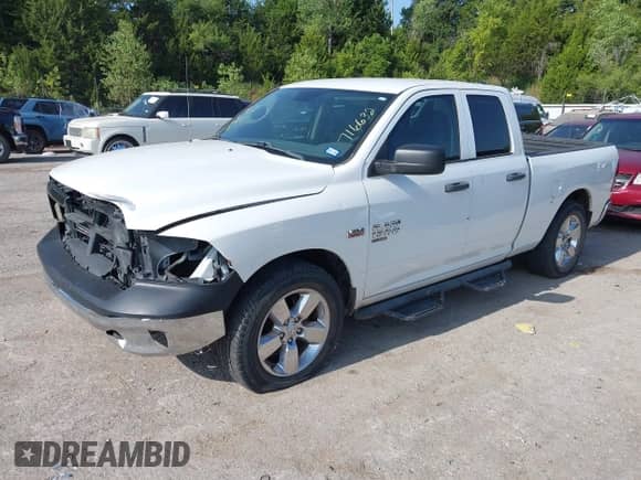 2019 Ram 1500 Tradesman with VIN 1C6RR6FTXKS716632, listed as a IAAI auction lot 42863743 with 49,869 mi miles and . Bid and sale history available at DreamBid. Image 18.