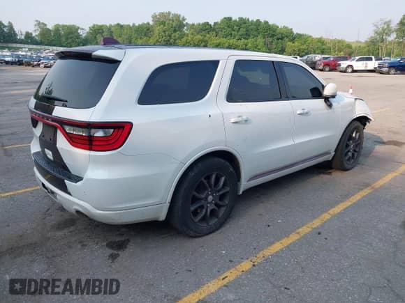 2018 Dodge Durango R/T with VIN 1C4SDJCT9JC443403, listed as a IAAI auction lot 42463528 with 180,332 mi miles and . Bid and sale history available at DreamBid. Image 4.