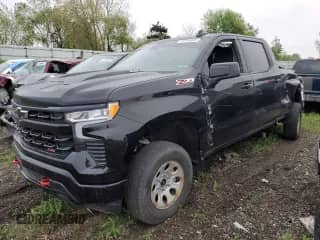 2022 Chevrolet Silverado 1500 LT Trail Boss с VIN 3GCUDFEL9NG552742, выставлен на аукционе Copart как лот 53706025 с пробегом 63 839 миль миль и Списание • Salvage title. История ставок и продаж доступна на DreamBid. Изображение 1.