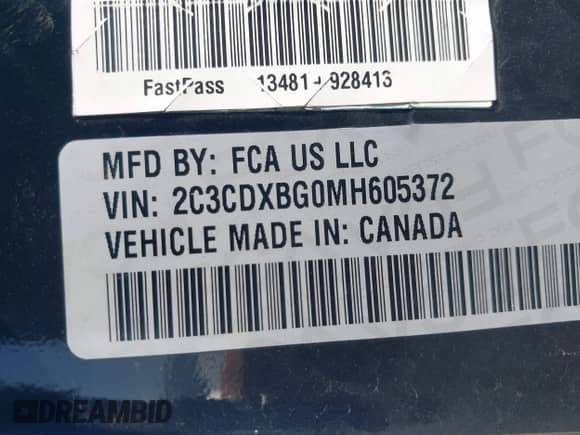 2021 Dodge Charger SXT with VIN 2C3CDXBG0MH605372, listed as a IAAI auction lot 42598353 with 133,270 mi miles and . Bid and sale history available at DreamBid. Image 9.