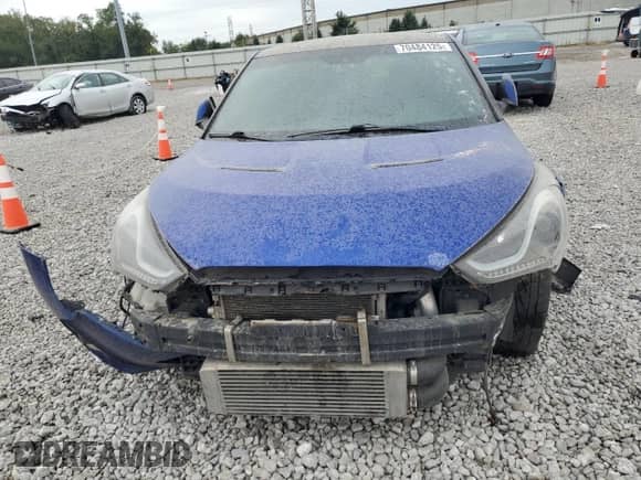 2014 Hyundai Veloster Turbo R-Spec с VIN KMHTC6AE7EU202380, выставлен на аукционе Copart как лот 70484125 с пробегом Не указан миль и Списание • Salvage title. История ставок и продаж доступна на DreamBid. Изображение 5.