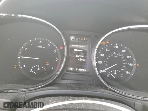 2017 Hyundai Santa Fe Ultimate с VIN 5XYZW4LA6HG408333, выставлен на аукционе Copart как лот 66235165 с пробегом 114 684 миль миль и Списание • Salvage title. История ставок и продаж доступна на DreamBid. Изображение 9.