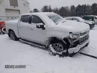 2024 Chevrolet Silverado 1500 LTZ with VIN 1GCUDGED0RZ401759, listed as a IAAI auction lot 41177004 with 2,514 mi miles and . Bid and sale history available at DreamBid. Image 1.