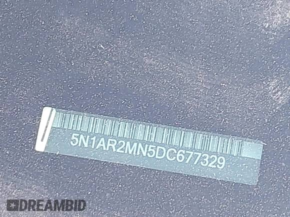 2013 Nissan Pathfinder SL с VIN 5N1AR2MN5DC677329, выставлен на аукционе IAAI как лот 43225173 с пробегом 192 617 миль миль и . История ставок и продаж доступна на DreamBid. Изображение 12.