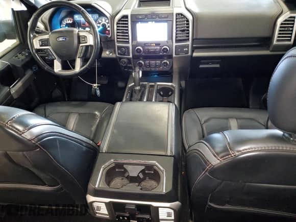 2019 Ford F-150 XL with VIN 1FTFW1E45KFB28809, listed as a Copart auction lot 80252765 with 103,247 mi miles and Salvage title. Bid and sale history available at DreamBid. Image 8.