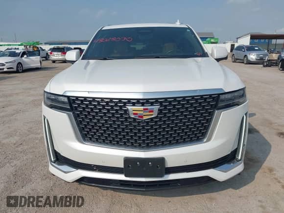 2021 Cadillac Escalade ESV with VIN 1GYS4LKT6MR323776, listed as a IAAI auction lot 43028030 with 82,846 mi miles and . Bid and sale history available at DreamBid. Image 12.