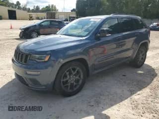 2019 Jeep Grand Cherokee Limited X z VIN 1C4RJFBGXKC689600, wystawiony jako Copart lot #71402095 z przebiegiem 58 721 mil mil oraz Szkoda całkowita • Salvage title. Historia ofert i sprzedaży dostępna na DreamBid. Obrazek 1.