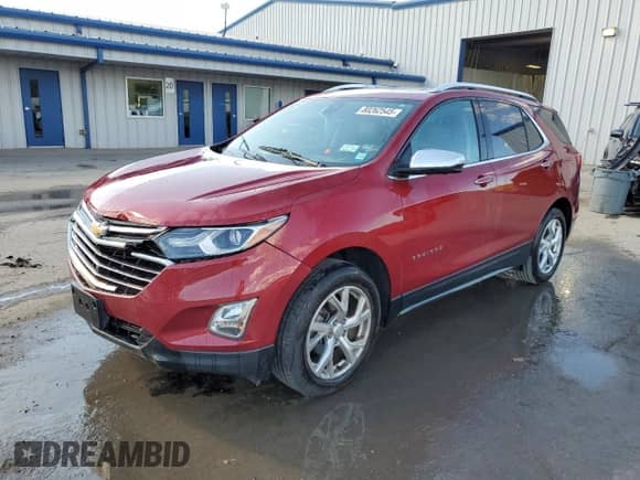 2021 Chevrolet Equinox Premier с VIN 2GNAXXEV9M6130439, выставлен на аукционе Copart как лот 80262545 с пробегом 50 069 миль миль и Списание • Salvage title. История ставок и продаж доступна на DreamBid. Изображение 1.