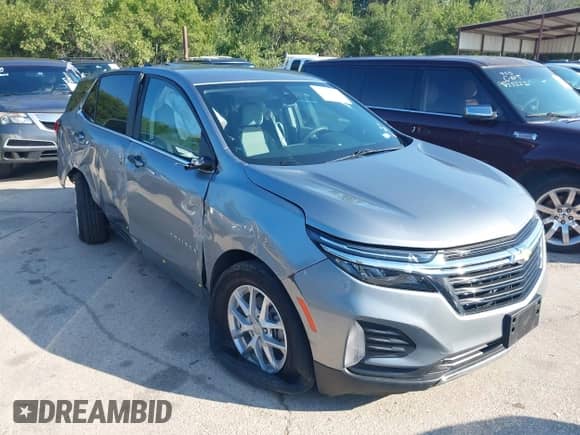 2023 Chevrolet Equinox LT с VIN 3GNAXKEG8PS168092, выставлен на аукционе IAAI как лот 43057568 с пробегом 23 946 миль миль и . История ставок и продаж доступна на DreamBid. Изображение 1.