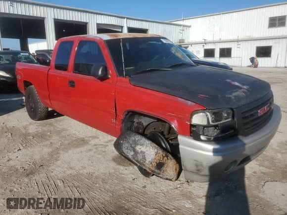 2003 GMC Sierra 1500 SLE with VIN 2GTEK19V631279029, listed as a Copart auction lot 74049074 with Not provided miles and Salvage title. Bid and sale history available at DreamBid. Image 4.