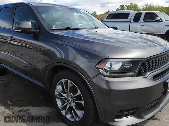 2019 Dodge Durango GT Plus with VIN 1C4RDJDG5KC651747, listed as a Copart auction lot 80026205 with 59,833 mi miles and Salvage title. Bid and sale history available at DreamBid. Image 15.