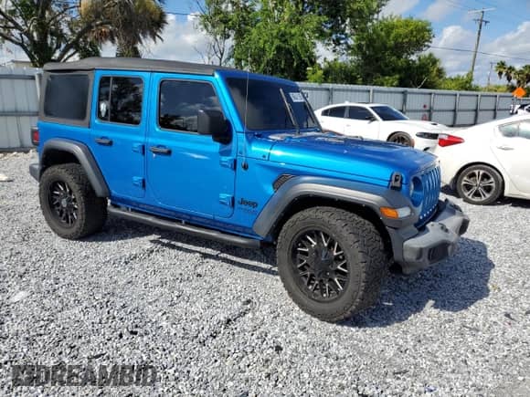 2021 Jeep Wrangler Unlimited Sport Altitude с VIN 1C4HJXDN0MW701722, выставлен на аукционе Copart как лот 68645155 с пробегом 126 229 миль миль и Списание • Salvage title. История ставок и продаж доступна на DreamBid. Изображение 4.