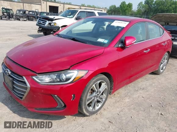 2017 Hyundai Elantra Value Edition with VIN KMHD84LF4HU118411, listed as a IAAI auction lot 42468556 with 113,400 mi miles and . Bid and sale history available at DreamBid. Image 2.