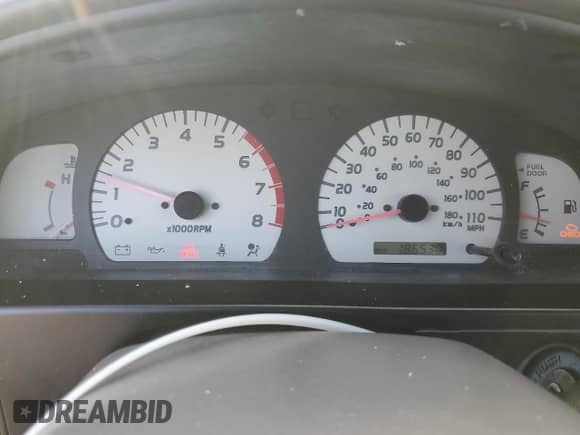 2001 Toyota Tacoma with VIN 5TEWN72N81Z873896, listed as a Copart auction lot 82741565 with 186,530 mi miles and Clean title. Bid and sale history available at DreamBid. Image 9.