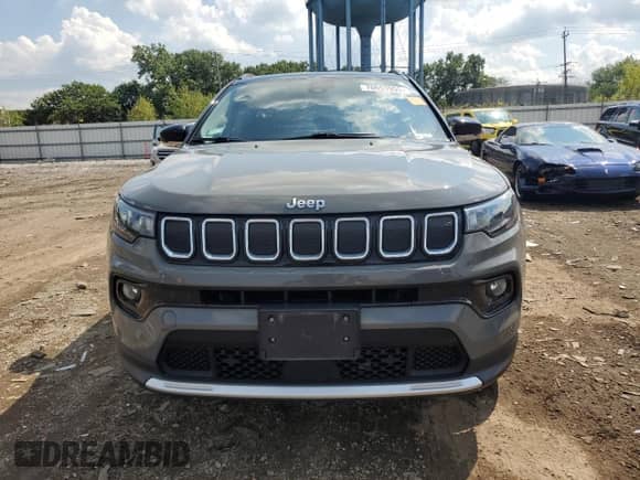 2022 Jeep Compass Limited с VIN 3C4NJDCB9NT102222, выставлен на аукционе Copart как лот 70653955 с пробегом 28 241 миль миль и Списание • Salvage title. История ставок и продаж доступна на DreamBid. Изображение 5.