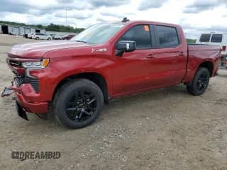 2025 Chevrolet Silverado 1500 RST with VIN 1GCUKEED3SZ256751, listed as a Copart auction lot 58826035 with 482 mi miles and Salvage title. Bid and sale history available at DreamBid. Image 1.