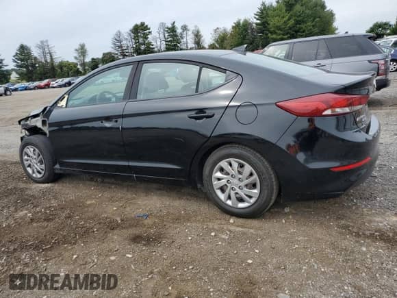 2017 Hyundai Elantra SE with VIN KMHD74LFXHU329857, listed as a Copart auction lot 81839435 with 147,542 mi miles and Salvage title. Bid and sale history available at DreamBid. Image 2.