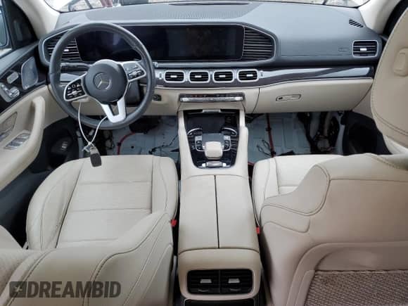 2020 Mercedes-Benz GLS 450 with VIN 4JGFF5KE6LA168783, listed as a Copart auction lot 81555475 with Not provided miles and Salvage title. Bid and sale history available at DreamBid. Image 8.
