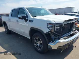 2025 GMC Sierra 1500 SLT with VIN 1GTPHDED2SZ174838, listed as a IAAI auction lot 42985965 with 17,046 mi miles and . Bid and sale history available at DreamBid. Image 1.