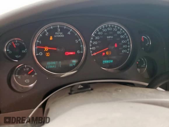 2012 GMC Sierra 1500 SLT z VIN 3GTP1WE01CG244361, wystawiony jako Copart lot #57090315 z przebiegiem 118 641 mil mil oraz Szkoda całkowita • Salvage title. Historia ofert i sprzedaży dostępna na DreamBid. Obrazek 9.