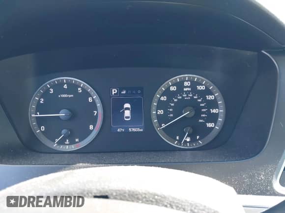 2015 Hyundai Sonata Sport with VIN 5NPE34AF3FH023033, listed as a IAAI auction lot 43522697 with 57,603 mi miles and . Bid and sale history available at DreamBid. Image 7.