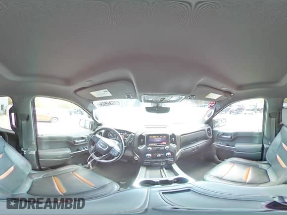 2019 GMC Sierra 1500 AT4 with VIN 3GTP9EEL7KG242836, listed as a Copart auction lot 69635565 with 114,174 mi miles and Salvage title. Bid and sale history available at DreamBid. Image 14.