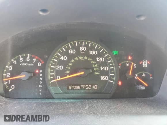 2005 Honda Accord LX с VIN 1HGCM56475A106327, выставлен на аукционе Copart как лот 80926825 с пробегом 187 098 миль миль и Списание • Salvage title. История ставок и продаж доступна на DreamBid. Изображение 9.