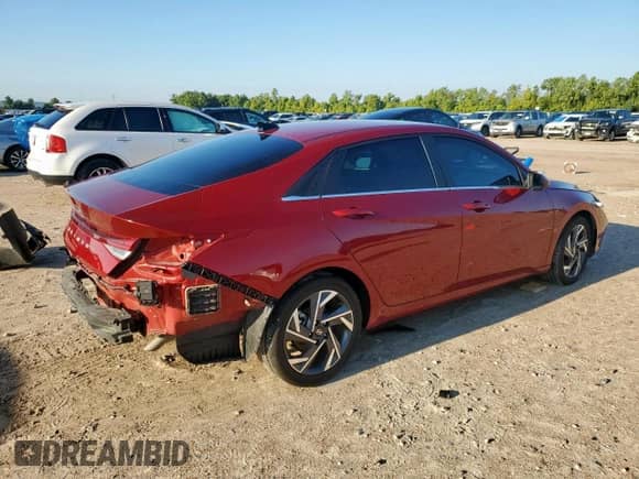 2025 Hyundai Elantra SEL Convenience с VIN KMHLS4DGXSU932123, выставлен на аукционе Copart как лот 71728025 с пробегом 12 125 миль миль и Списание • Salvage title. История ставок и продаж доступна на DreamBid. Изображение 3.