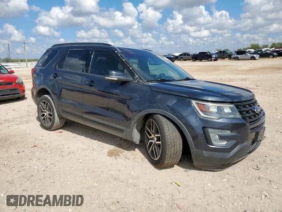2017 Ford Explorer Sport z VIN 1FM5K8GT8HGA98837, wystawiony jako Copart lot #71100525 z przebiegiem 119 120 mil mil oraz Szkoda całkowita • Salvage title. Historia ofert i sprzedaży dostępna na DreamBid. Obrazek 4.