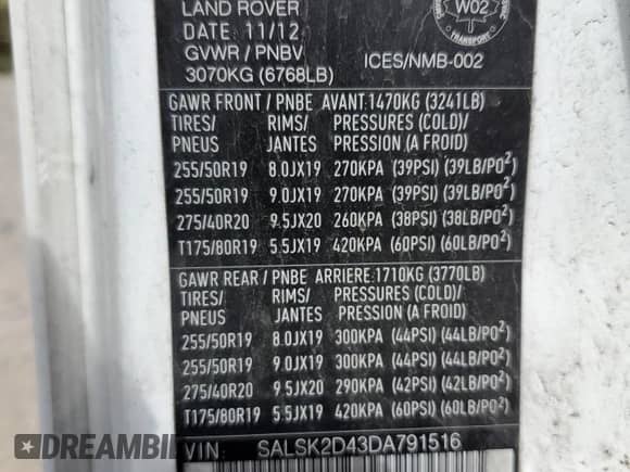 2013 Land Rover Range Rover Sport HSE Lux z VIN SALSK2D43DA791516, wystawiony jako Copart lot #80067765 z przebiegiem Nie podano mil oraz Czysty tytuł • Clean title. Historia ofert i sprzedaży dostępna na DreamBid. Obrazek 13.