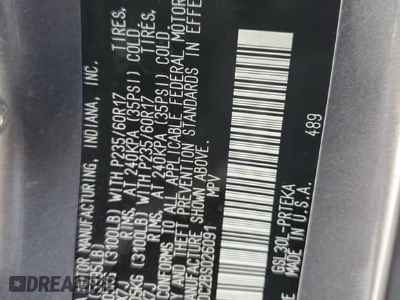 2011 Toyota Sienna LE with VIN 5TDKK3DC2BS026091, listed as a Copart auction lot 55224415 with 216,436 mi miles and Salvage title. Bid and sale history available at DreamBid. Image 15.