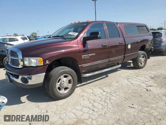 2005 Dodge 3500 SLT with VIN 3D7LS38C25G851085, listed as a Copart auction lot 70778204 with 223,271 mi miles and Salvage title. Bid and sale history available at DreamBid. Image 1.