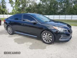 2017 Hyundai Sonata Sport z VIN 5NPE34AF4HH498435, wystawiony jako Copart lot #84917905 z przebiegiem 142 757 mil mil oraz Szkoda całkowita • Salvage title. Historia ofert i sprzedaży dostępna na DreamBid. Obrazek 4.