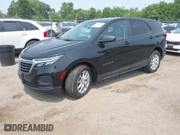 2024 Chevrolet Equinox LS с VIN 3GNAXSEG3RL277329, выставлен на аукционе IAAI как лот 42401215 с пробегом 14 054 миль миль и . История ставок и продаж доступна на DreamBid. Изображение 2.