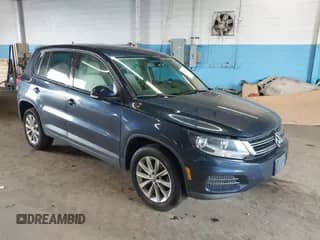 2014 Volkswagen Tiguan S с VIN WVGBV3AX0EW555621, выставлен на аукционе IAAI как лот 42640160 с пробегом 89 162 миль миль и . История ставок и продаж доступна на DreamBid. Изображение 1.