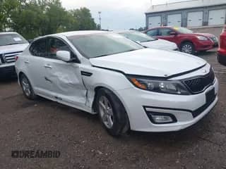 2014 Kia Optima LX z VIN 5XXGM4A70EG271412, wystawiony jako IAAI lot #42913424 z przebiegiem 164 622 mil mil oraz . Historia ofert i sprzedaży dostępna na DreamBid. Obrazek 1.