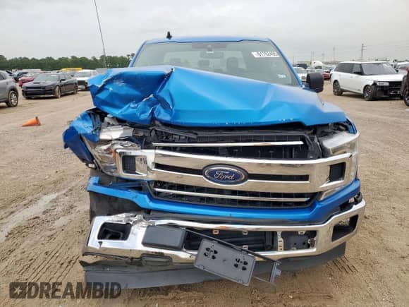2019 Ford F-150 XL with VIN 1FTEW1C45KKF26091, listed as a Copart auction lot 61762495 with 110,288 mi miles and Salvage title. Bid and sale history available at DreamBid. Image 5.