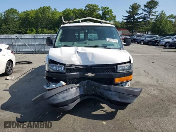 2018 Chevrolet Express Cargo с VIN 1GCWGAFG9J1178713, выставлен на аукционе Copart как лот 59177835 с пробегом 86 615 миль миль и Списание • Salvage title. История ставок и продаж доступна на DreamBid. Изображение 5.