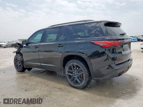 2022 Chevrolet Traverse Premier with VIN 1GNEVKKW3NJ123529, listed as a Copart auction lot 57111385 with 48,158 mi miles and Clean title. Bid and sale history available at DreamBid. Image 2.