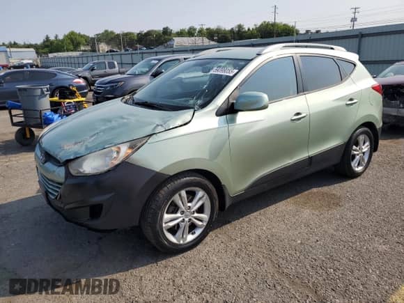 2011 Hyundai Tucson Limited with VIN KM8JUCAC5BU143200, listed as a Copart auction lot 59398055 with 217,552 mi miles and Clean title. Bid and sale history available at DreamBid. Image 1.