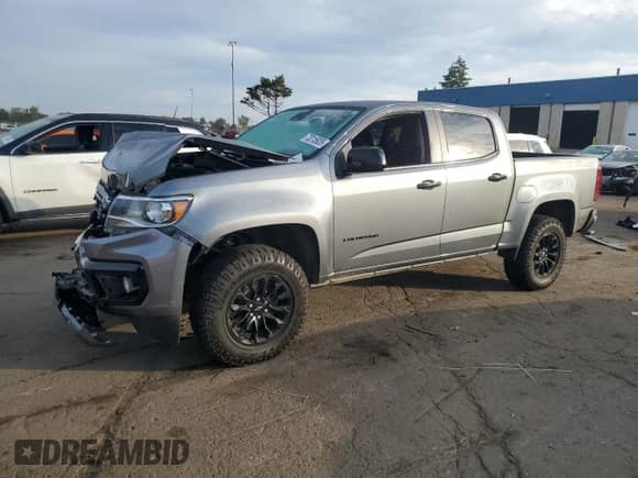 2022 Chevrolet Colorado 4WD Z71 with VIN 1GCGTDEN1N1108615, listed as a Copart auction lot 72015925 with 88,977 mi miles and Clean title. Bid and sale history available at DreamBid. Image 1.