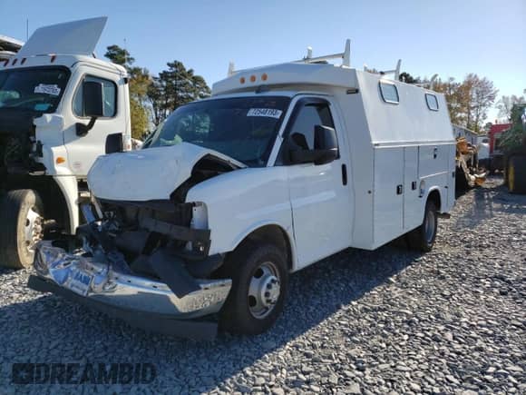 2017 Chevrolet Express Commercial с VIN 1HA3GRCG1HN008561, выставлен на аукционе Copart как лот 72548193 с пробегом 123 026 миль миль и Списание • Salvage title. История ставок и продаж доступна на DreamBid. Изображение 1.
